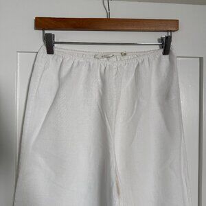 DÔEN Lavon linen pants - S - White